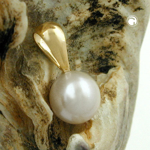 Pendant approx. 6mm round cultured pearl 9ct GOLD